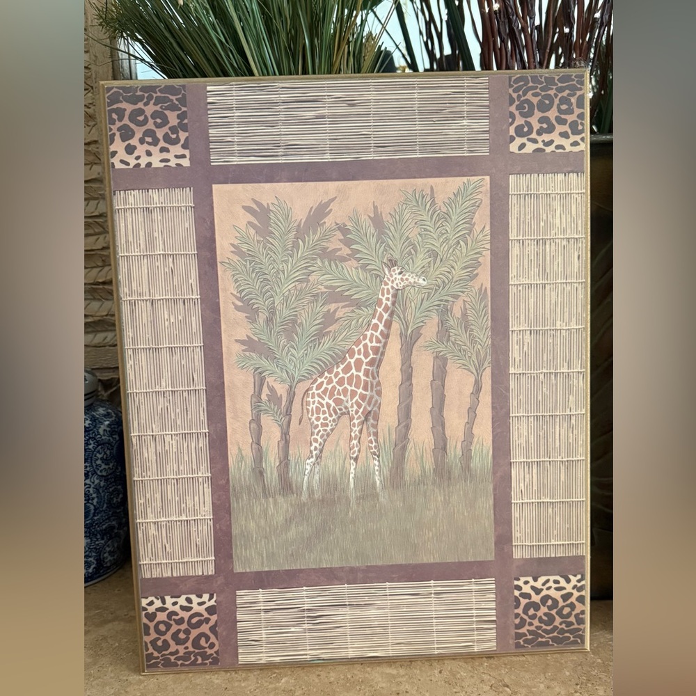 Global Safari Giraffe Wall Art